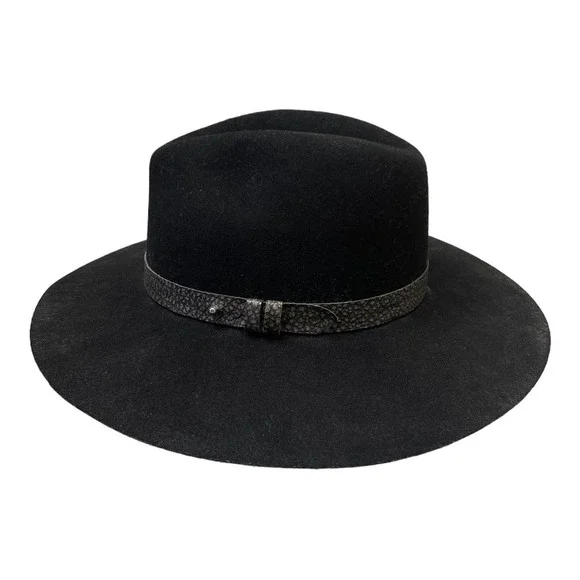 Rag & Bone Wool Felt Fedora Hat Soft Brim Small - Picture 2 of 6